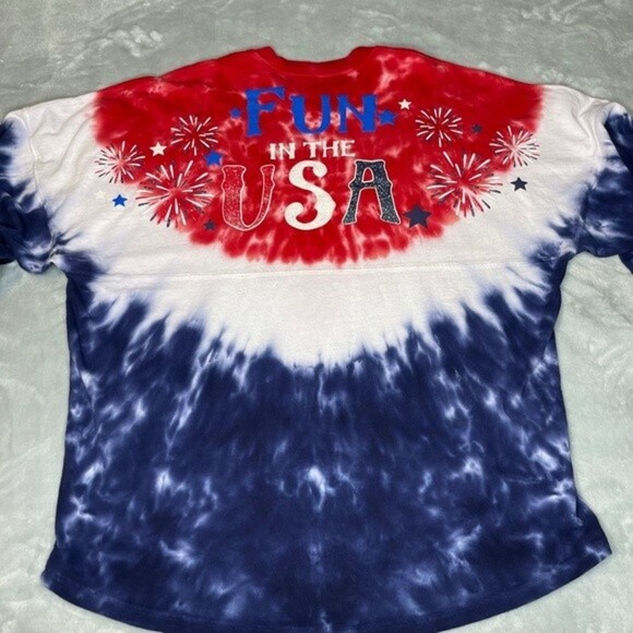 Walt Disney World USA Epcot Spirit Jersey Size Medium *RARE* 4th of July Themed - Picture 9 of 12